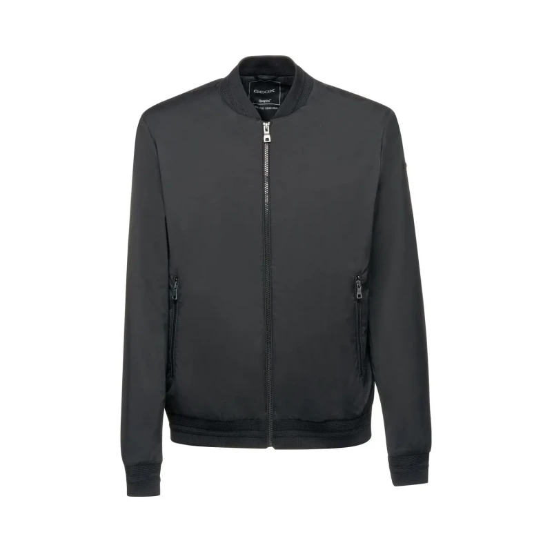 Image of Geox Jacket Geox Avola Bomber Noir Male 50