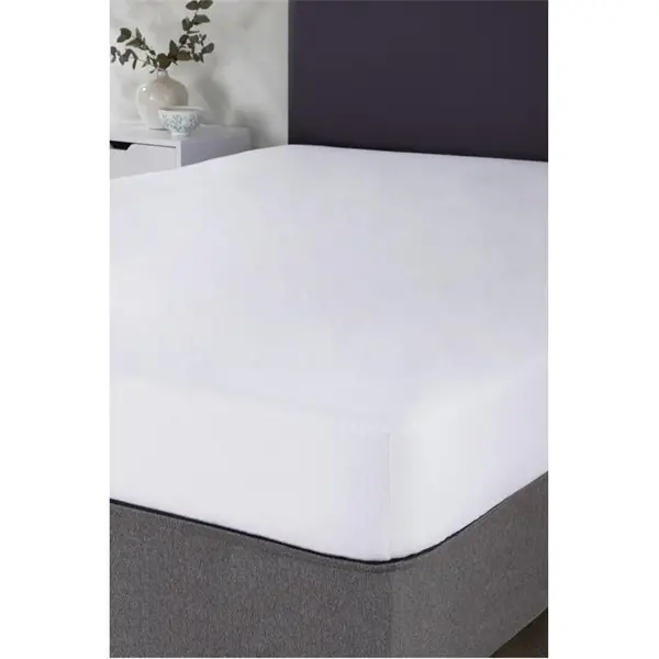 Image of Homelife Brushed Cotton Fitted Sheet - White One Size