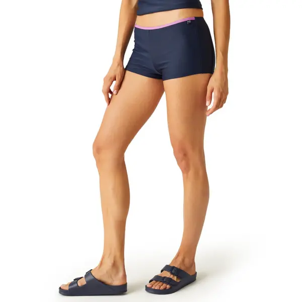 Image of Regatta Womens Ladies Aceana Bikini All Over Printed Swimwear Shorts 8 - Waist 25' (63cm)