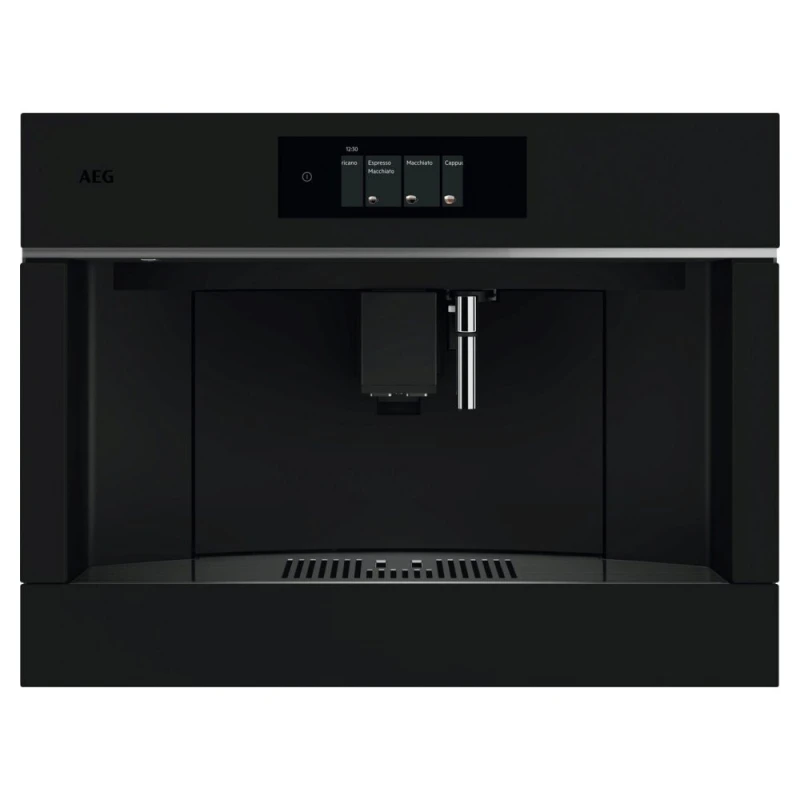 Image of AEG 8000 Series TC8NK7T WiFi Connected Built In Bean to Cup Coffee Machine - Matte Black