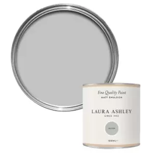 Image of Laura Ashley Silver Matt Emulsion Paint, 100ml Tester Pot