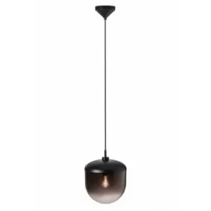 Image of Nordlux Magia 26cm Globe Pendant Ceiling Light Black, E27