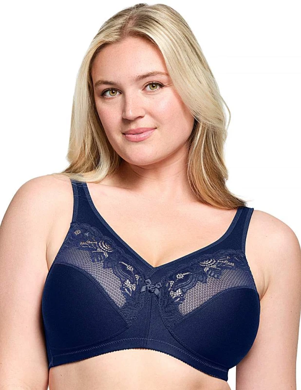 Image of Glamorise Glamorise 1003 Magic Lift Bra Blue - Glamorise - Size: 48D Blue Female 48D NS78415