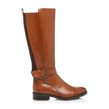 Image of Bertie Tusk Knee High Boots - Brown - 511