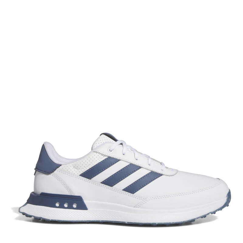 Image of adidas S2G Spikeless Leather 24 Golf Shoes White/Ink/Silv male 9 (43.3)