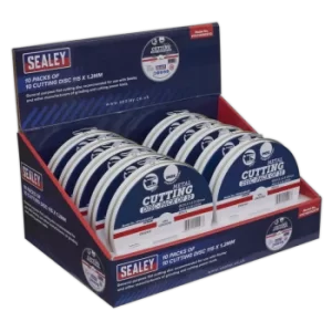 Image of Cutting Disc 115 X 1.2MM Counter Top Display Box 10 Packs of 10