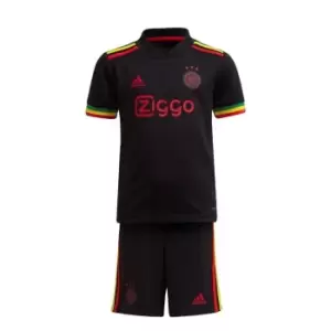 Image of adidas Ajax Third Mini Kit 2021 2022 - Black