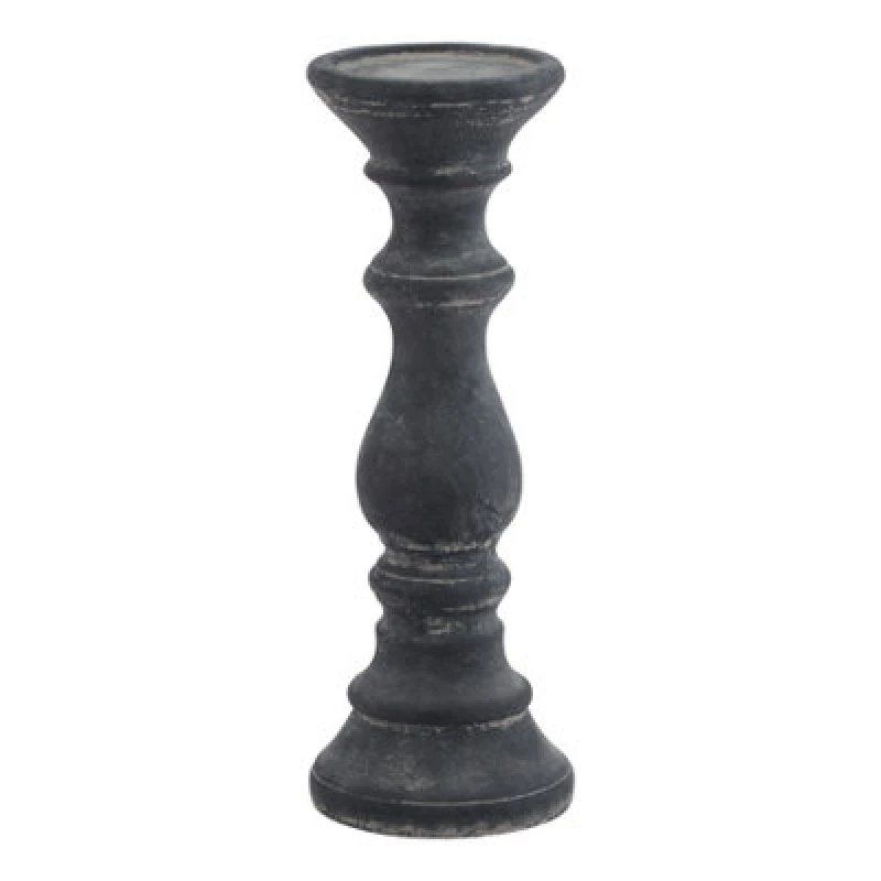 Image of Amalfi Grey Column Candle Holder