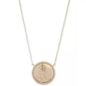 Image of Ladies Lauren Ralph Lauren Base metal Script Pendant