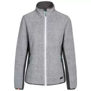 Image of Trespass Womens/Ladies Liggins Fleece Jacket (S) (Grey Marl)