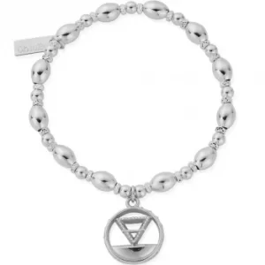 Image of ChloBo Sacred Earth Sterling Silver Oval Bead Earth Bracelet SBOB3120