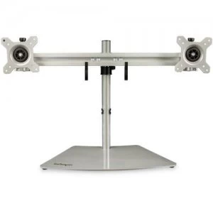 Image of Up to 24" Dual Monitor Stand Silver