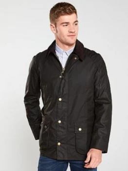 Image of Barbour Ashby Wax Jacket - Olive Green