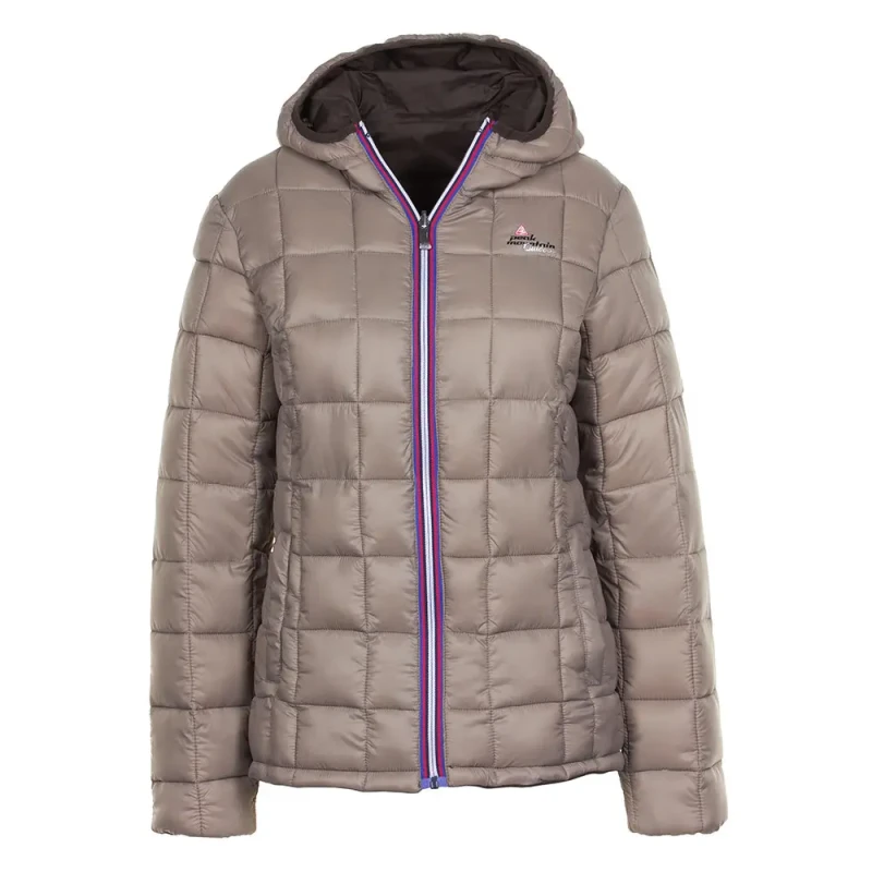 Image of Peak Mountain Reversible ski jacket For Her Peak Mountain Awa Marron Female L