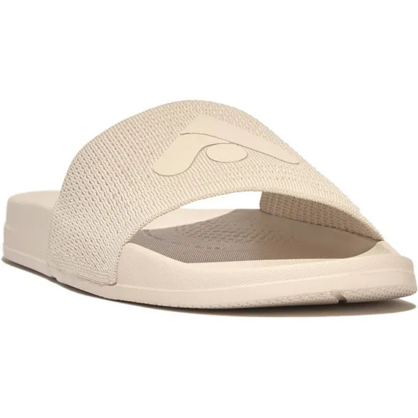 Image of Fitflop Mens iQushion Arrow Lightweight Sliders UK Size 11 (EU 45) Paris Beige FIT094-PBEIGE-11