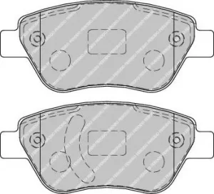 Image of Ferodo FDB1920 Brake Pad Set Front Axle Premier Car