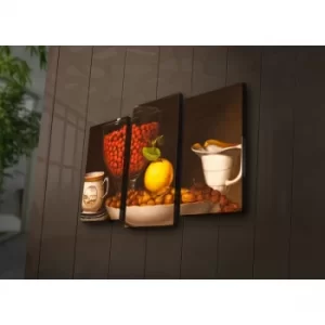 Image of 3PAT?ACT-8 Multicolor Decorative LED Lighted Canvas Painting (3 Pieces)