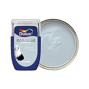 Image of Dulux Easycare Bathroom Coastal Grey Soft Sheen Emulsion Paint 30ml