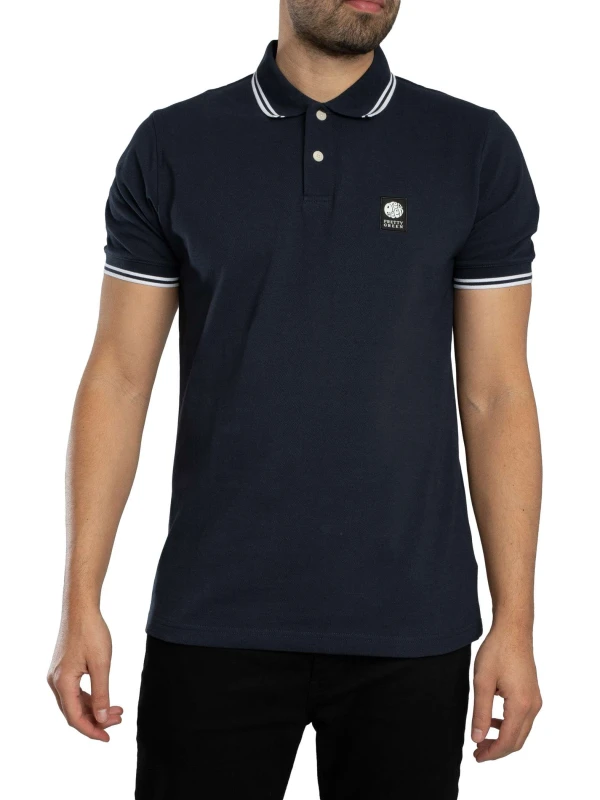 Image of Pretty Green Rayner Polo Shirt Navy M