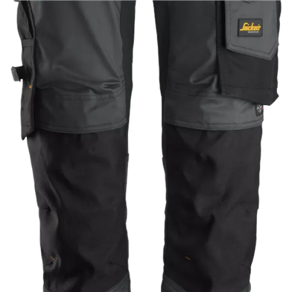 Image of Snickers AllroundWork Stretch Trousers - Steel Grey/Black - 48