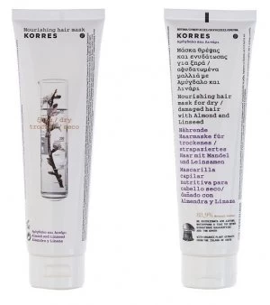 Image of Korres Korres Almond & Linseed Mask for Dry/Damaged Hair 125ml