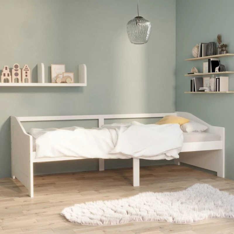 Image of MINKUROW 3-Seater Day Bed without Mattress White 90x200cm vidaXL YX322165