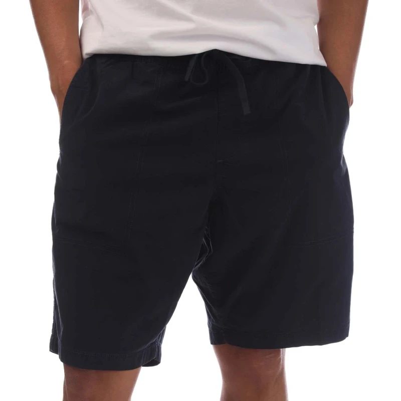Image of Timberland Garment Dye Poplin Shorts Navy male S