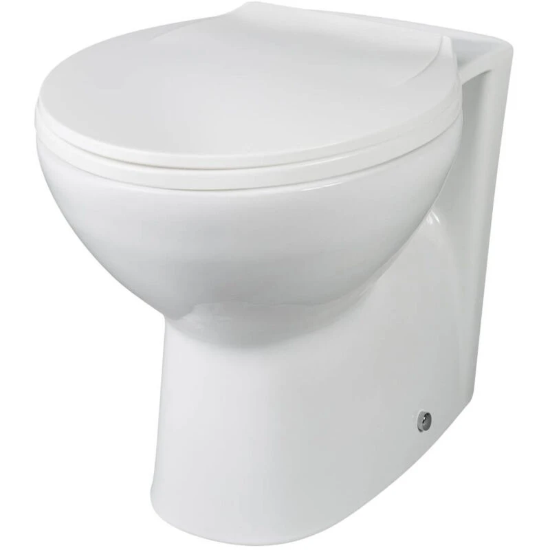 Image of nuie Standard Back To Wall Toilet Pan, White BTW002
