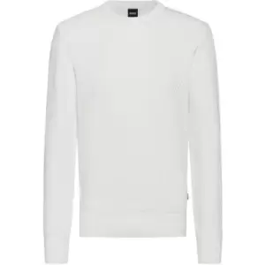 Image of Boss Meroni Jumper - White