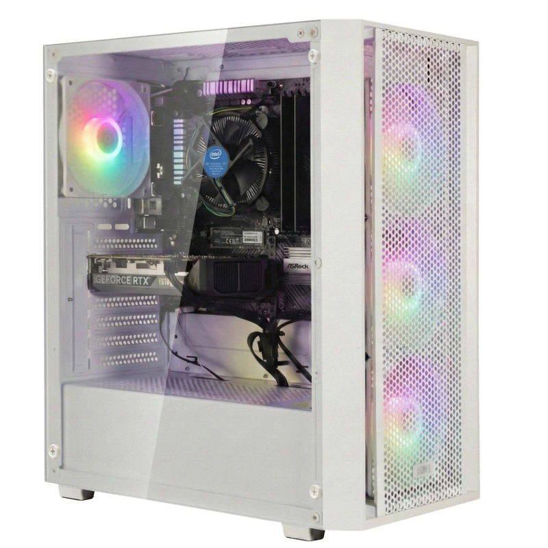 Image of Entity Entity Ragnarok RTX 5060 Gaming PC - Intel Core i5-14400F 16GB 512GB SSD - White White unisex One Size