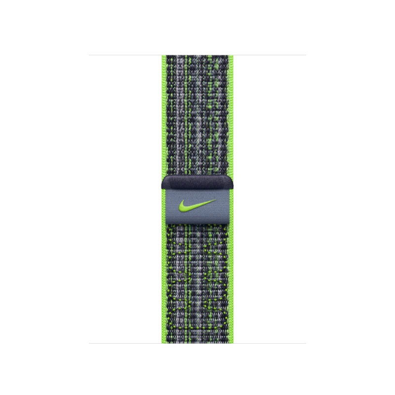 Image of Apple 41mm Bright Green/Blue Nike Sport Loop
