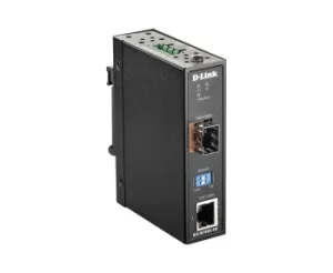 Image of 10/100/1000 Mbps to SFP Industrial Media, 4 Gbps, IEEE 802.3, Auto-MDI/MDIX