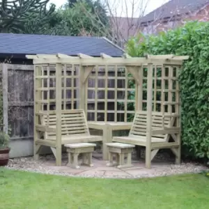 Image of Hawthorn Clementine Corner Arbour, Wood