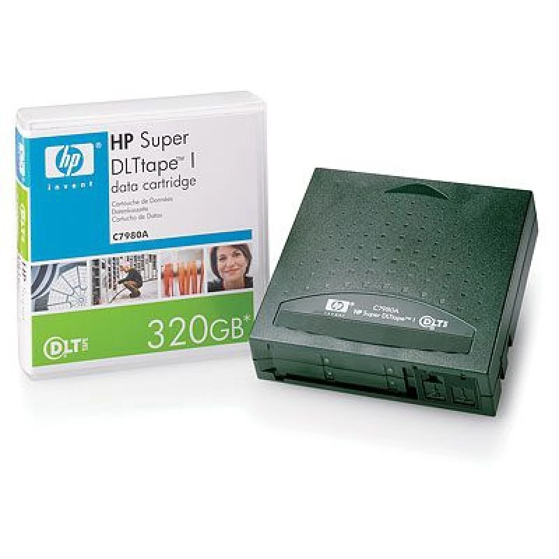 Image of HPE C7980A backup storage media Blank data tape 160 GB SDLT 1.27 cm