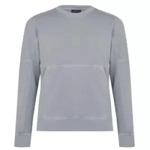Image of Paul And Shark Faded Crew Sweatshirt - Grey