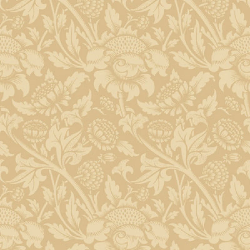 Image of Hoopla Walls Damask Trail Gold Wallpaper