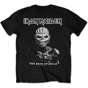 Image of Iron Maiden - The Book of Souls White Contrast Unisex XX-Large T-Shirt - Black