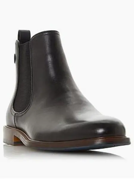 Image of Dune London Character Chelsea Boot - Black Size 12, Men