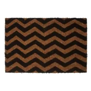 Image of Premier Housewares Coir Doormat - Chevron
