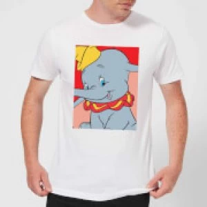 Image of Disney Dumbo Portrait Mens T-Shirt - White