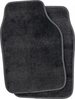 Image of Universal Carpet Car Mat Pair Black