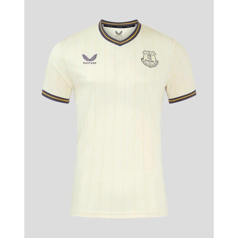 Image of Castore Everton Third Shirt 2024 2025 Juniors - White White 7 - 8 Years