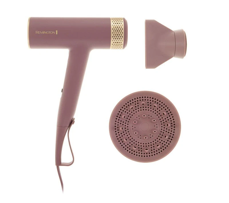 Image of REMINGTON AIRvive Digital Hair Dryer? - Mauve & Gold 5038061174915