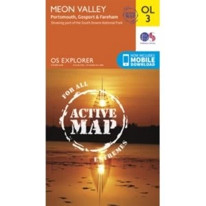 Image of Meon Valley, Portsmouth, Gosport & Fareham by Ordnance Survey (Sheet map, folded, 2015)