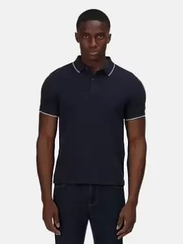 Image of Regatta Tadeot Polo Shirt - Navy Size M Men
