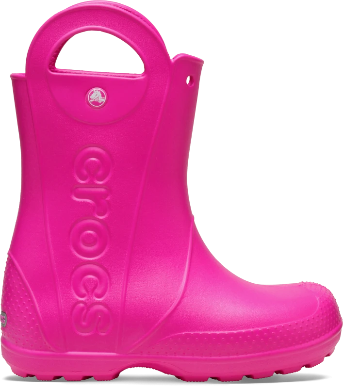 Image of Crocs Kids Toddler Handle It Rain Boot Boots Pink Crush C6