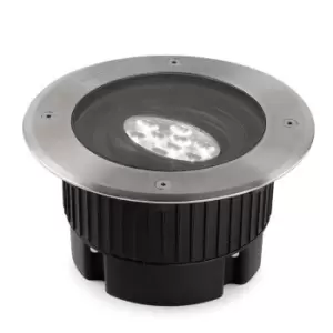 Image of Gea Outdoor LED Recessed Ground Uplight Stainless Steel Polished 18.4cm 1566lm 3000K IP67