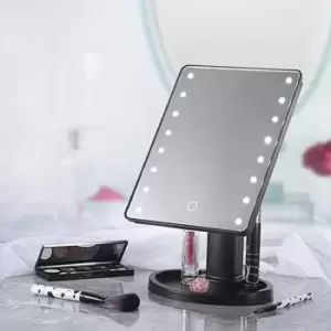 Image of Vivo Black 16 LED Vanity Mirror