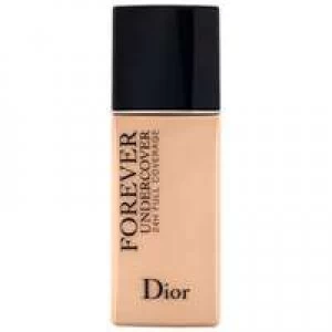 Image of Dior Diorskin Forever Undercover 24H Full Coverage Ultra Fluid Foundation 025 Soft Beige 40ml