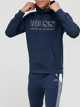 Image of Hugo Boss Athleisure Soody 2 Pullover Hoodie Navy Size L Men
